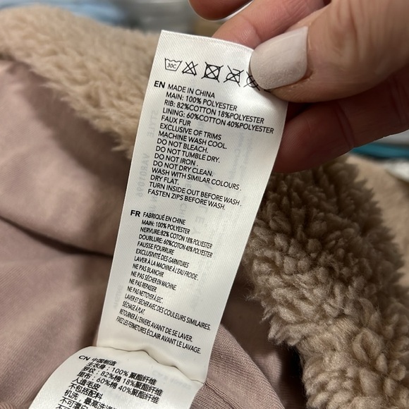 Varley Stratton Sherpa Quarter Zip Pullover Size M - Picture 12 of 13